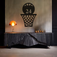 Load image into Gallery viewer, Basketball Hoop With 24 Written On It In Memory Of Kobe Bryant
