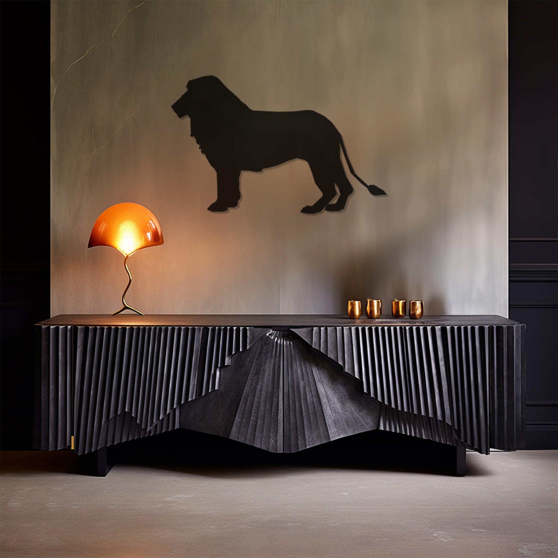 Lion Metal Wall Art