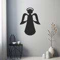 Load image into Gallery viewer, Angel Silhouette Metal Wal Art
