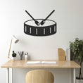 Load image into Gallery viewer, Drum Metal Wall Art
