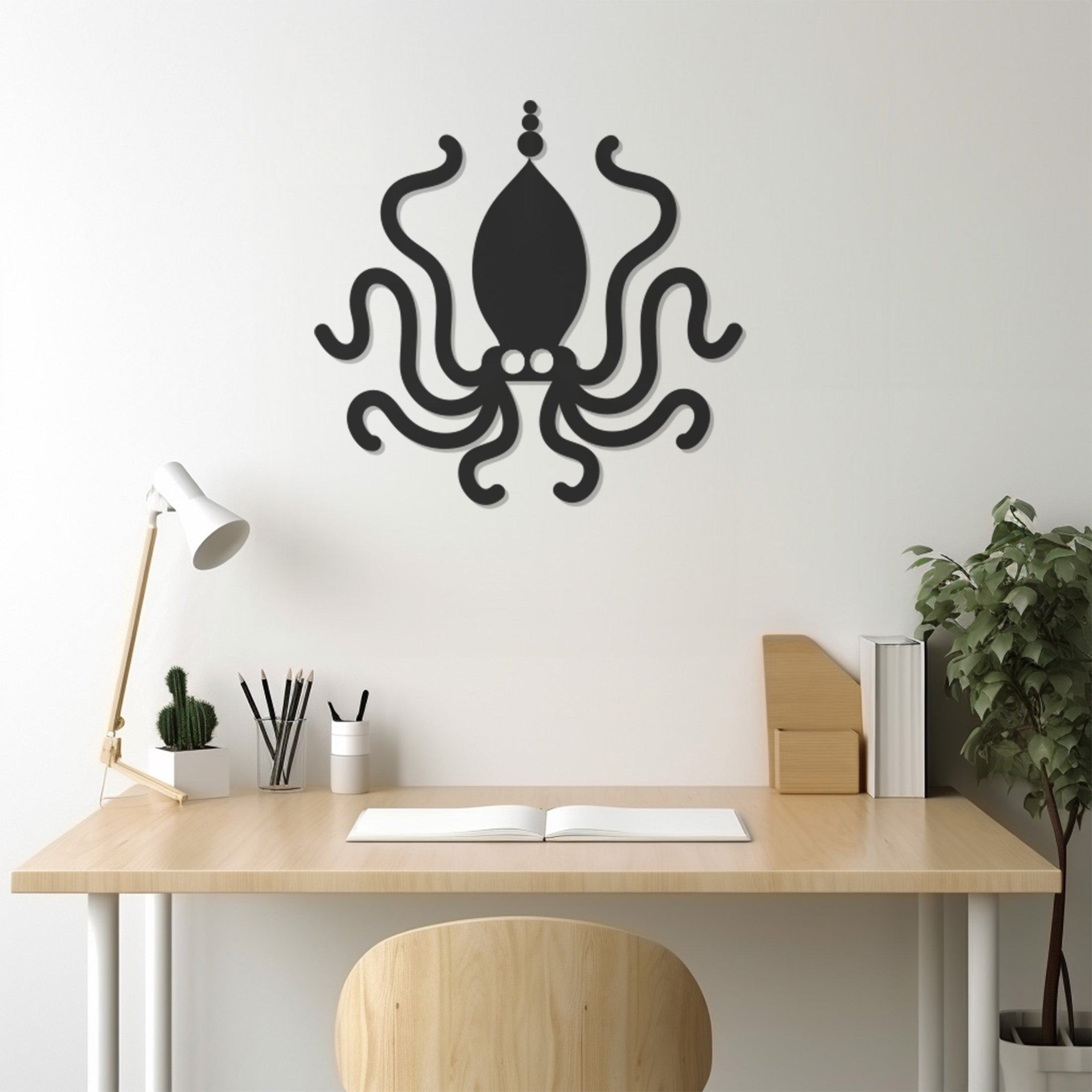 With Feet Scorpion Design Metal Wall Art