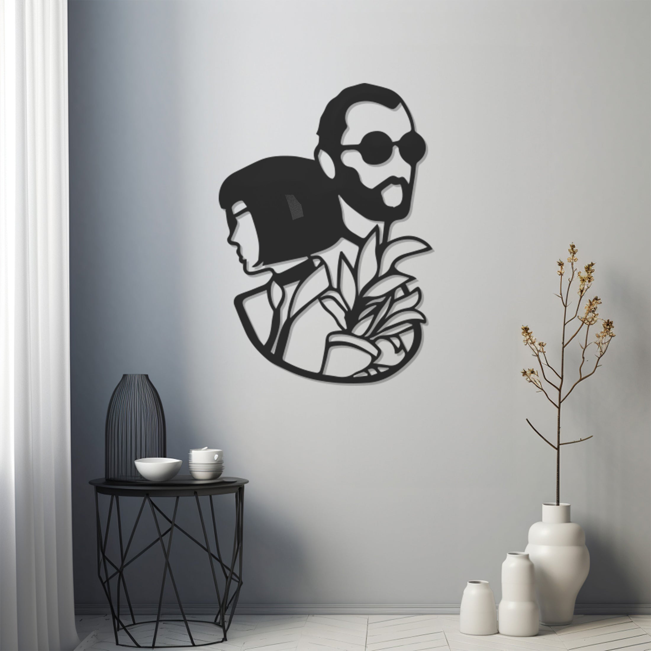 Mathilda,Leon Metal Wall Art