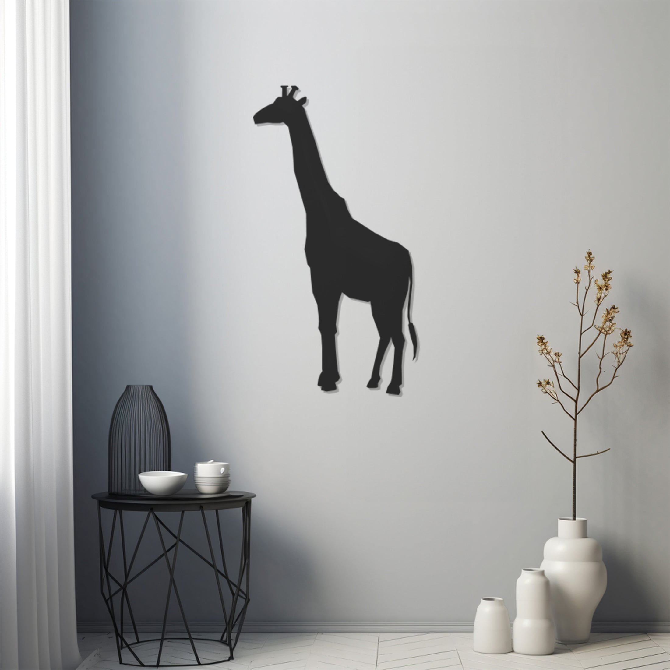 Giraffe Metal Wall Art