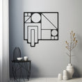 Load image into Gallery viewer, Geometric Design Metal Wall Art Decor
