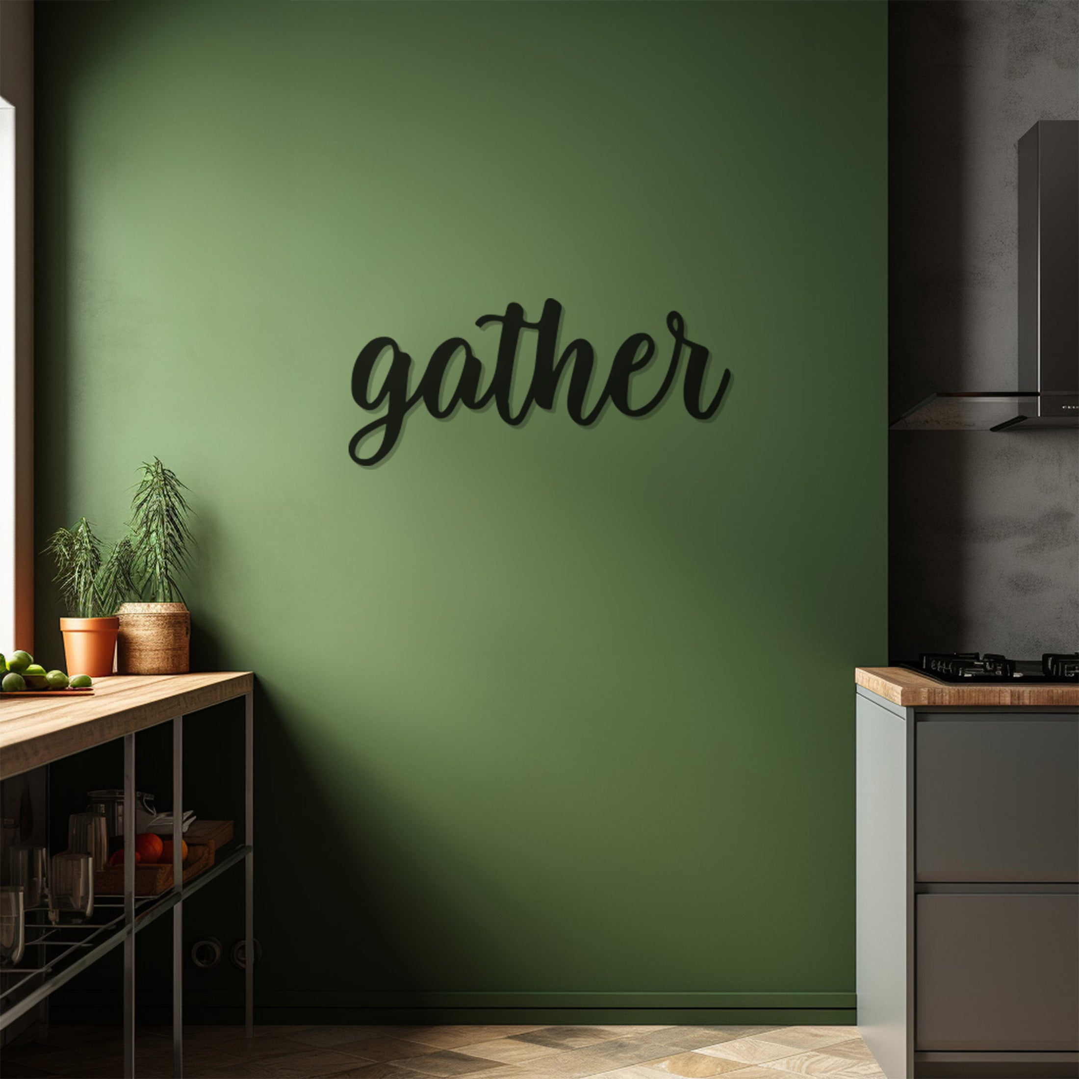 Gather Metal Wall Decor