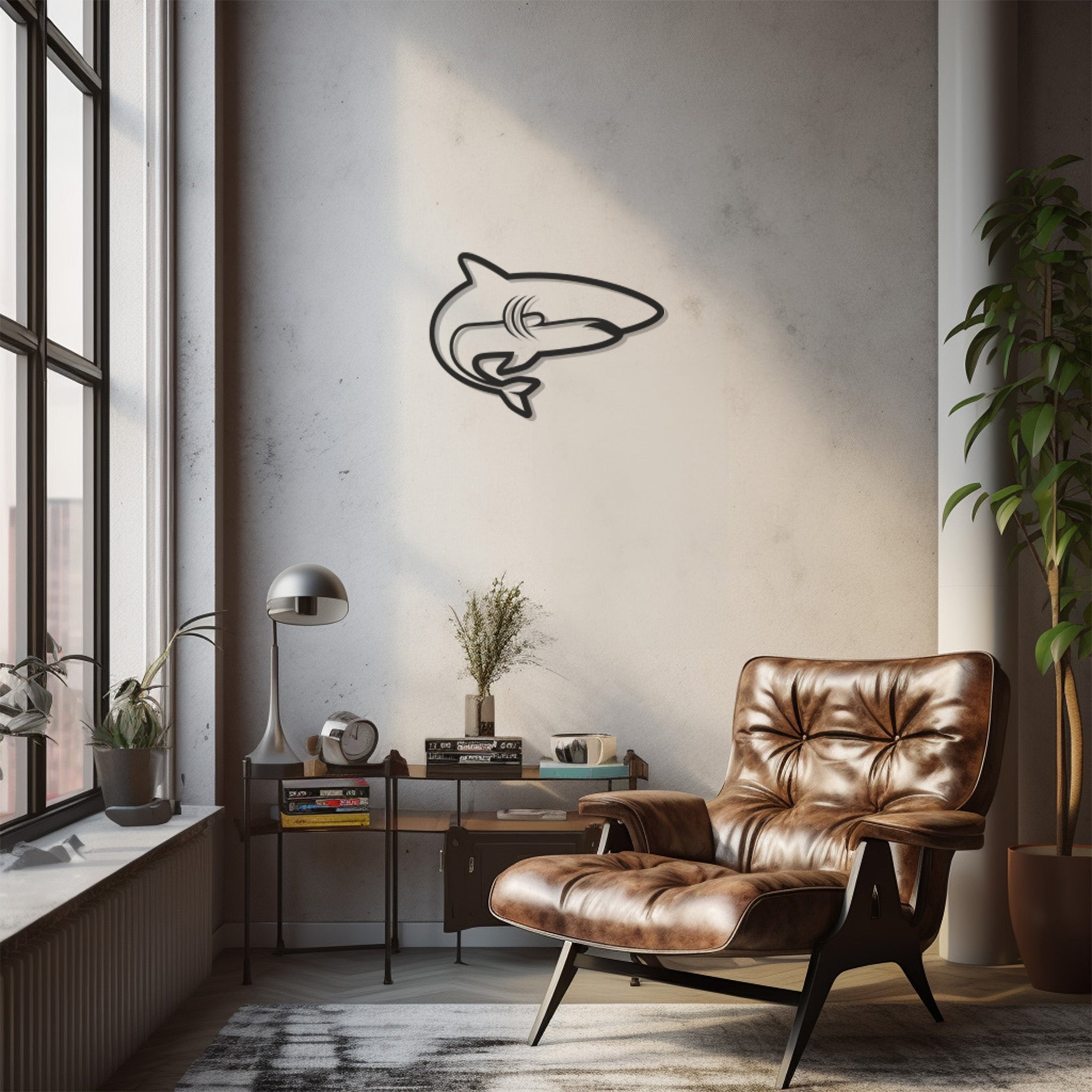 Shark Metal Wall Art