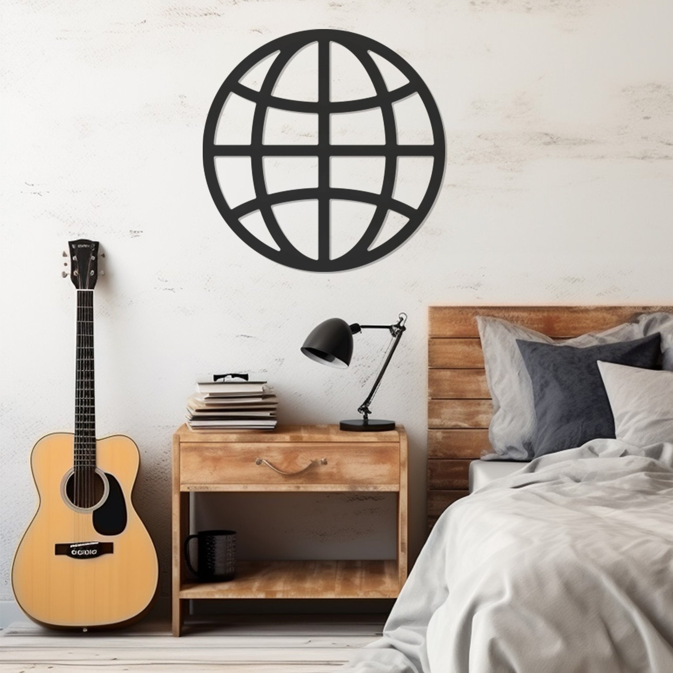 World Sections Metal Wall Art