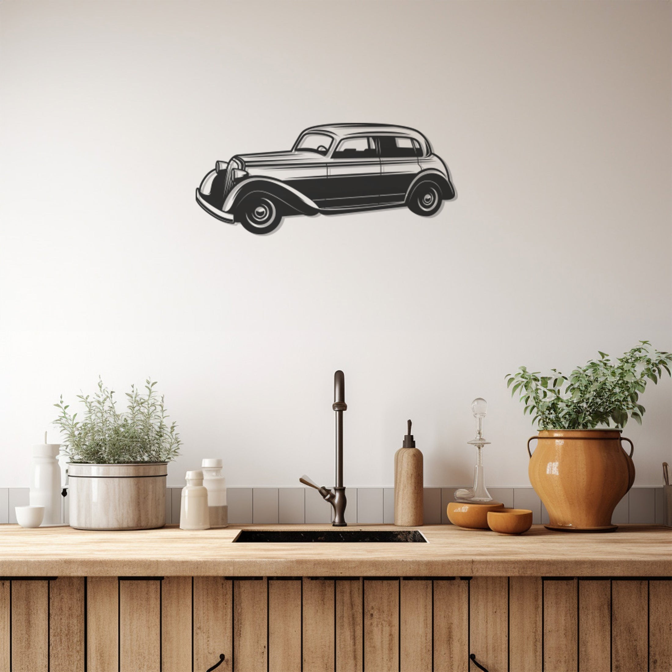 Car Metal Wall Art