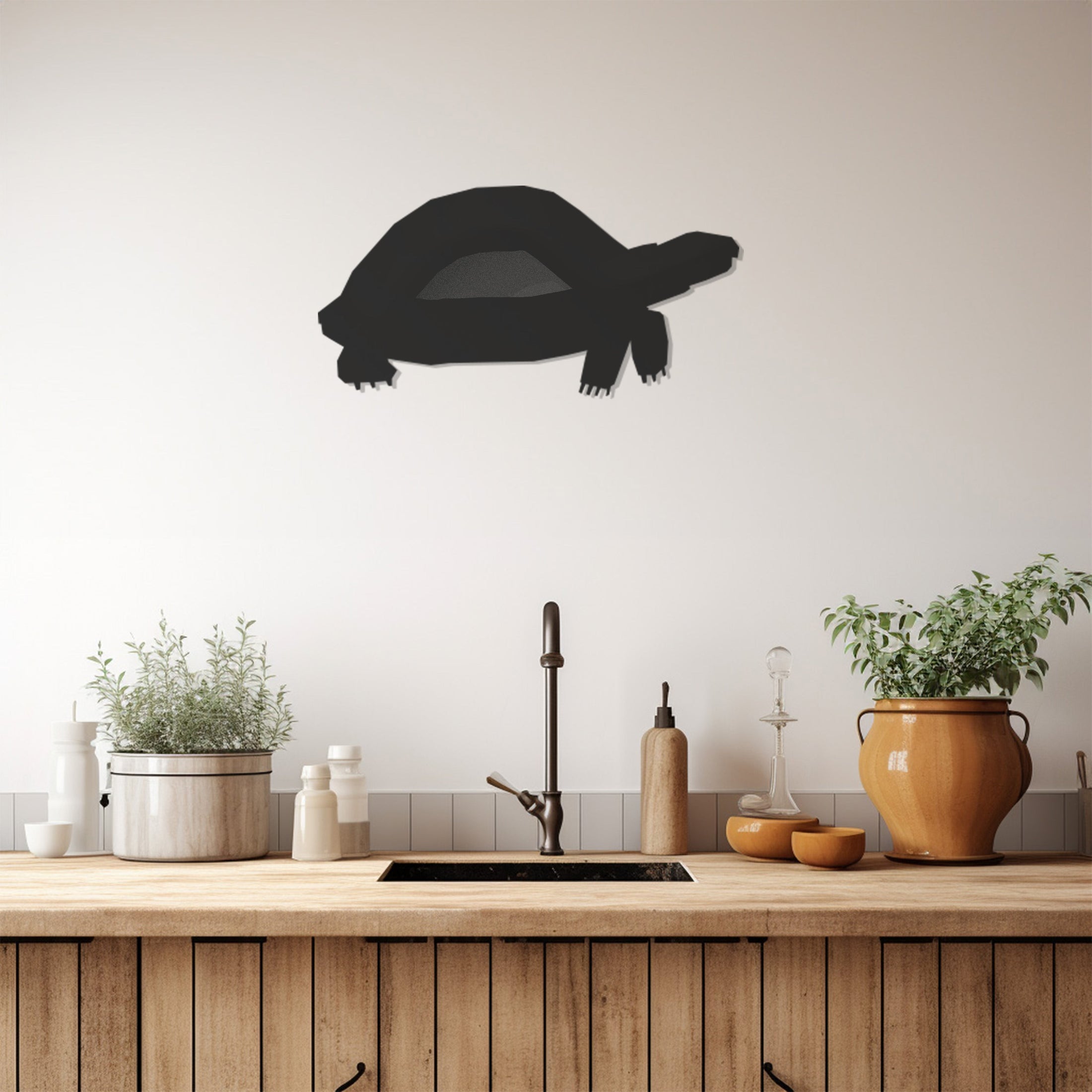 Tortoise Metal Wall Art