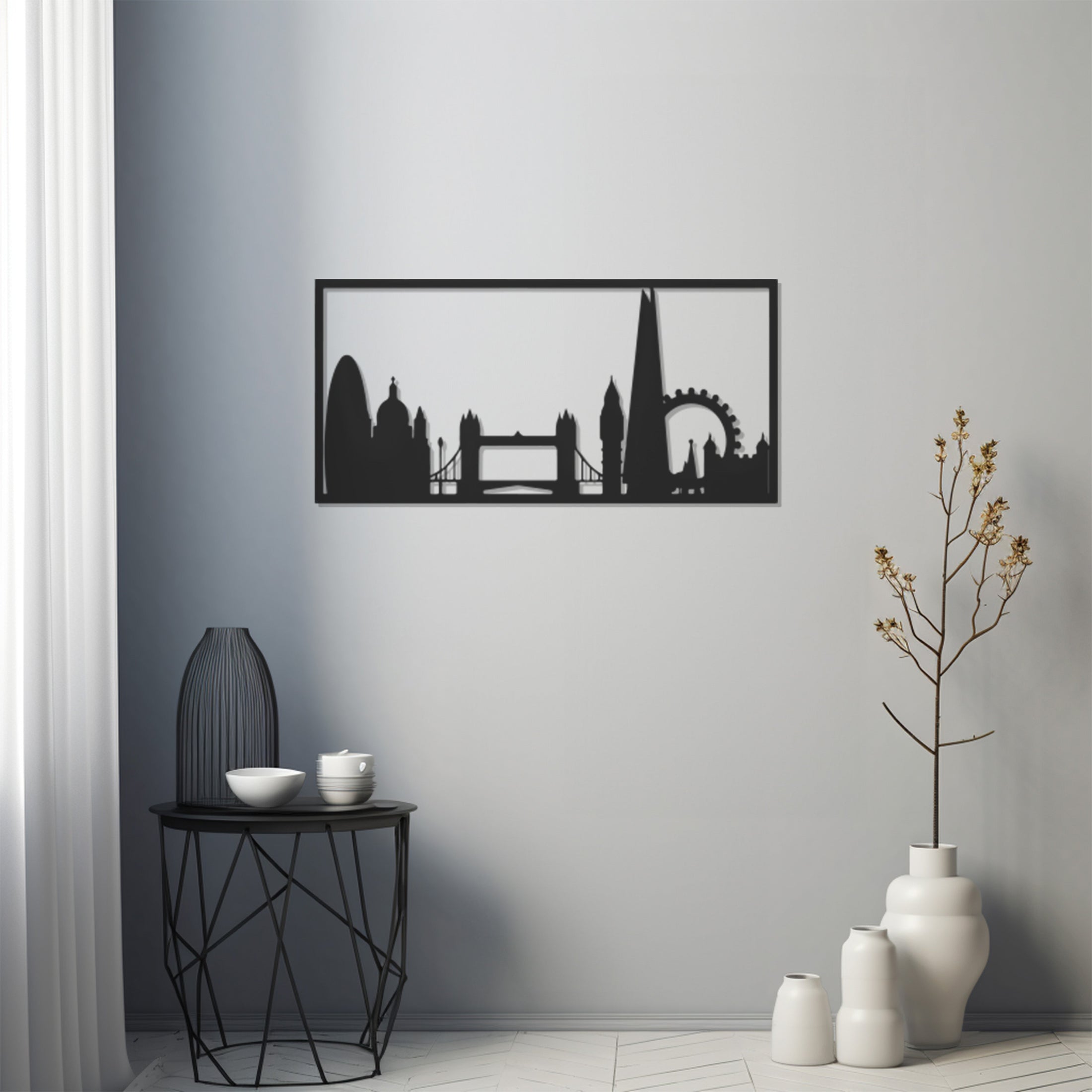 London Landscape Metal Wall Art