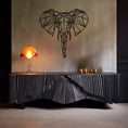 Load image into Gallery viewer, Geometic Elephant Metal Wall Art
