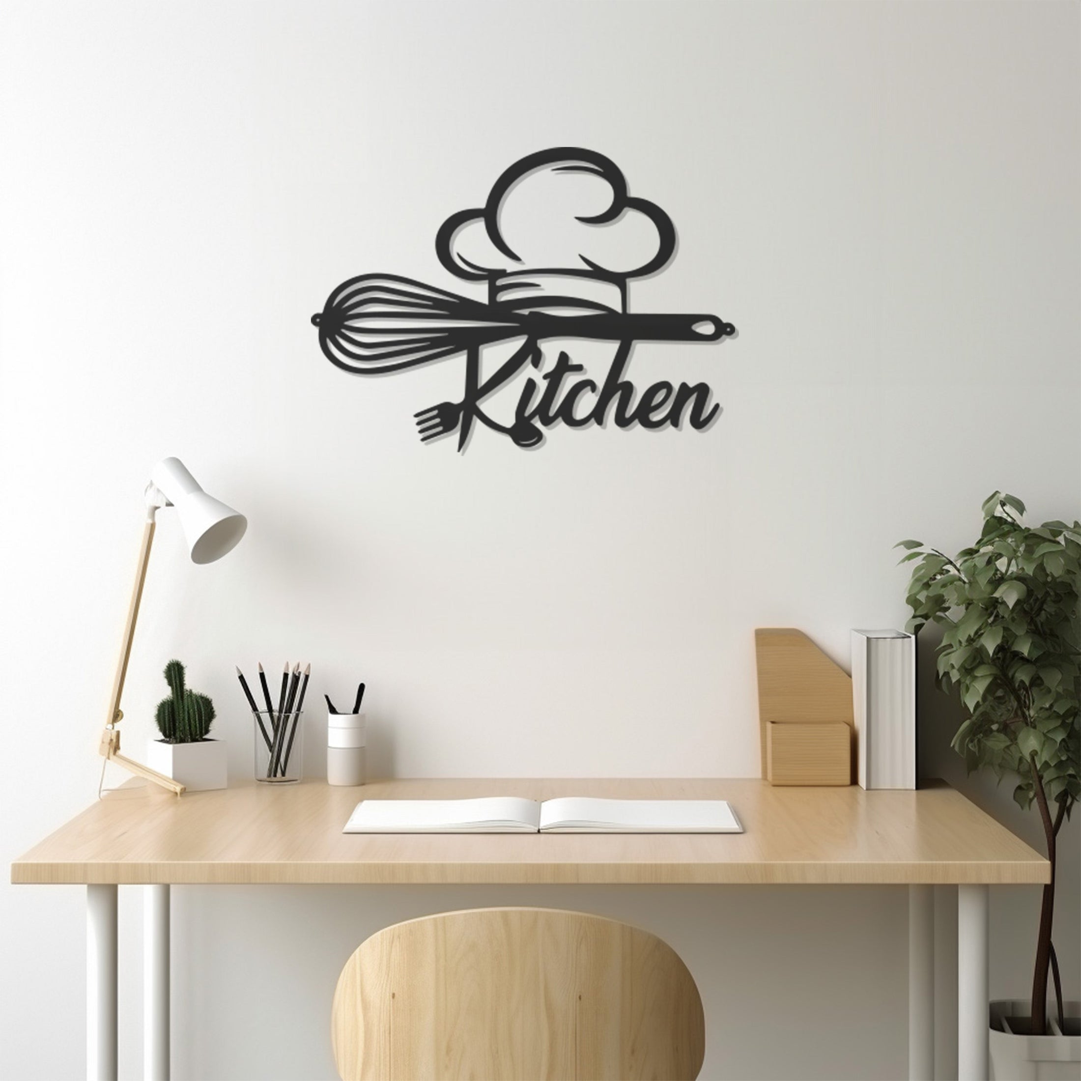 Kitchen Lettering Metal Wall Decor