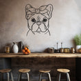 Load image into Gallery viewer, Puppy Wearing Bandana Metal Wall Art
