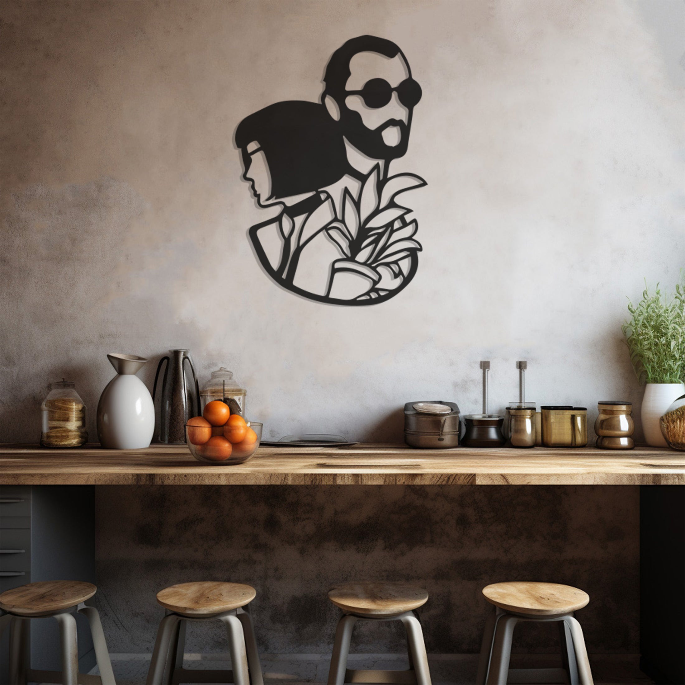 Mathilda,Leon Metal Wall Art