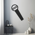 Load image into Gallery viewer, Microphone Metal Wall Art
