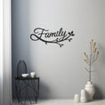 Load image into Gallery viewer, Metal Wall Decor With Famliy On A Tree Branch
