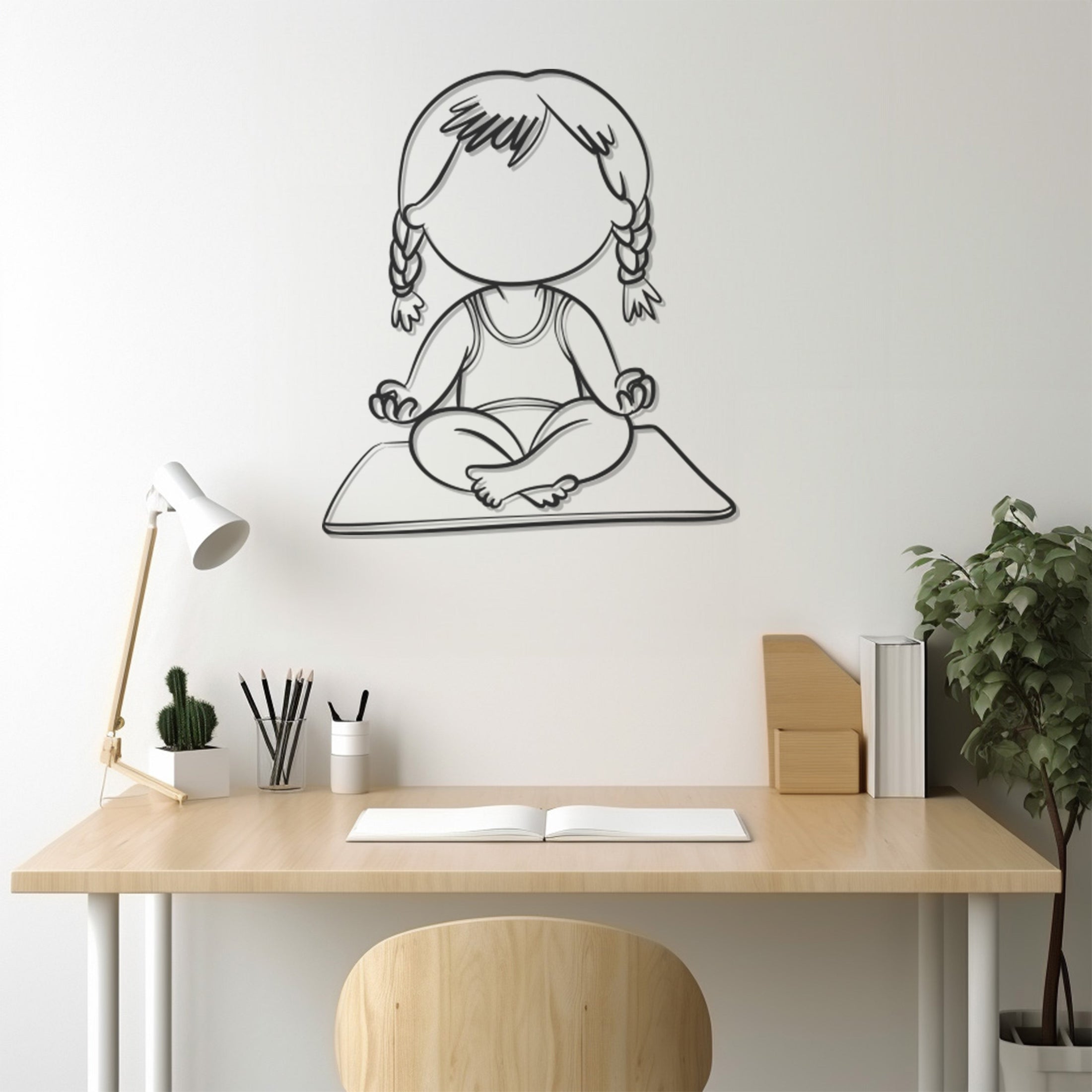 Yoga Metal Wall Art