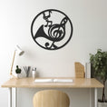 Load image into Gallery viewer, Music Notes Metal Wall Decor
