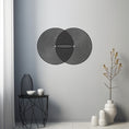 Load image into Gallery viewer, Circles Illusion Metal Wall Art
