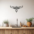 Load image into Gallery viewer, Geometric Phoenix Metal Wall Decor
