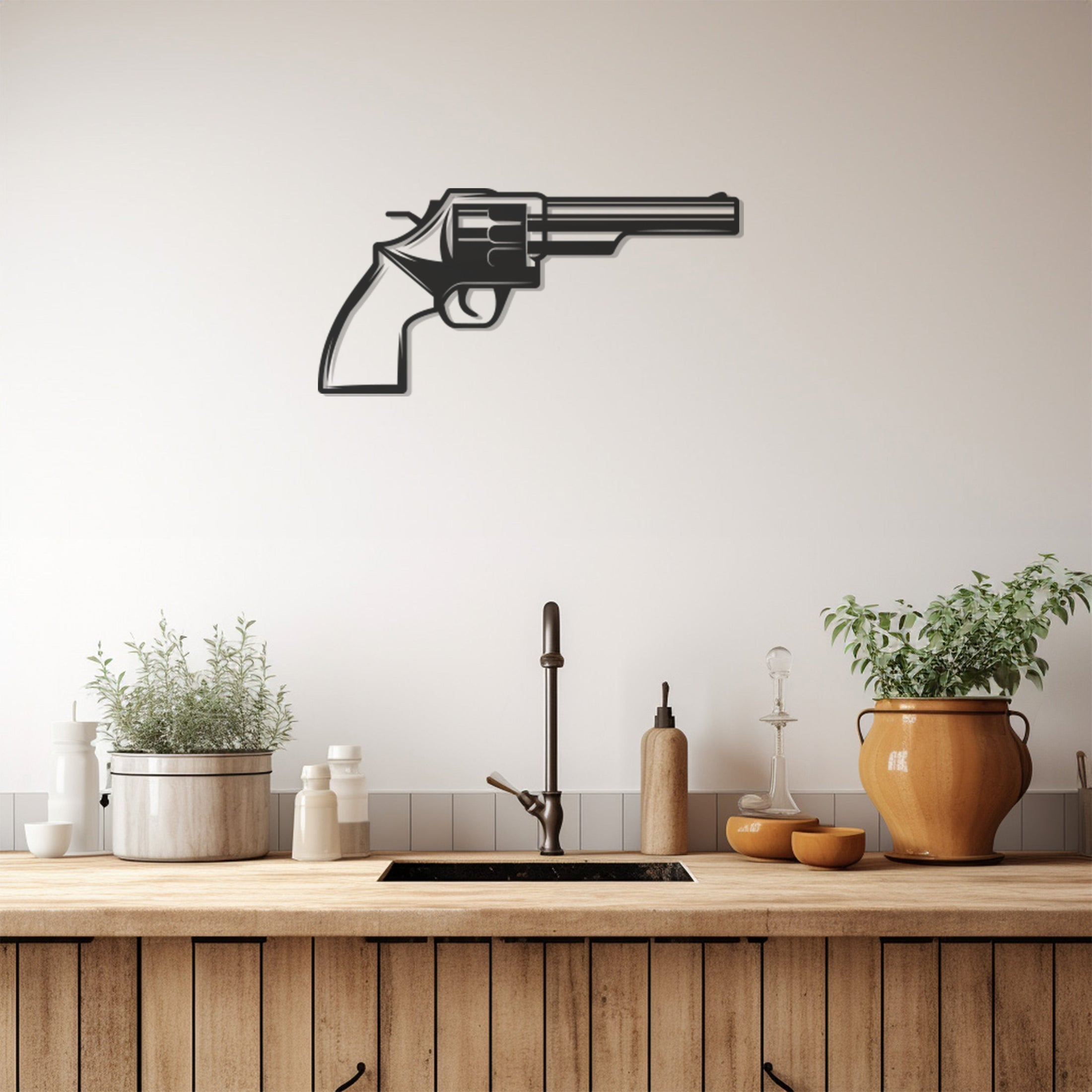 Weapon Metal Wall Art