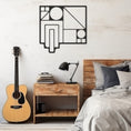 Load image into Gallery viewer, Geometric Design Metal Wall Art Decor
