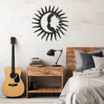 Load image into Gallery viewer, Sun And Moon Metal Wall Decor
