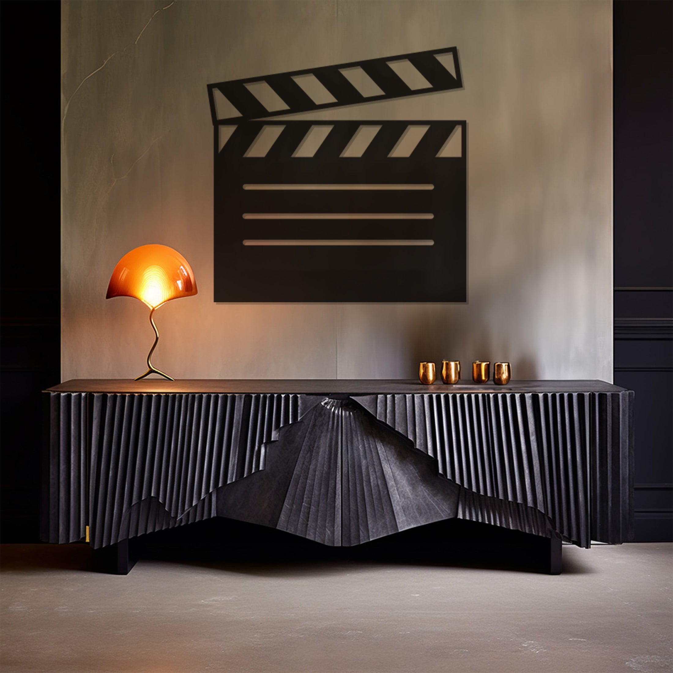 Clapperboard Metal Wall Art