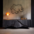 Load image into Gallery viewer, Baby Elephant Object Metal Wall Art
