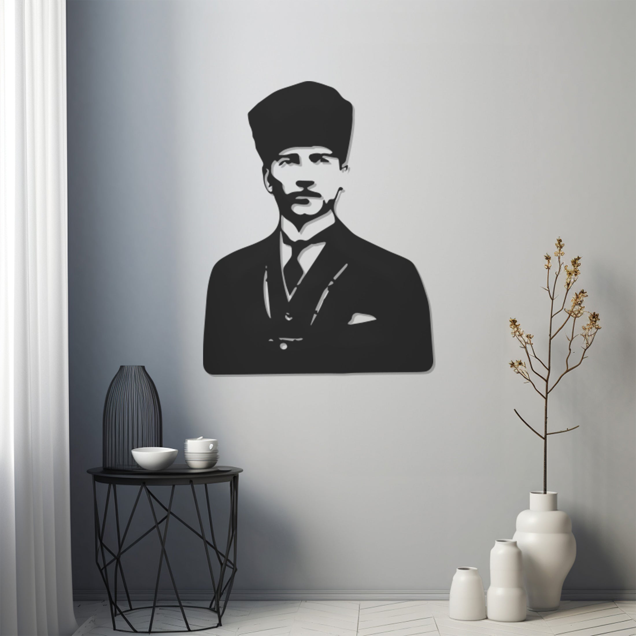 Mustafa Kemal Atatürkmetal Wall Art