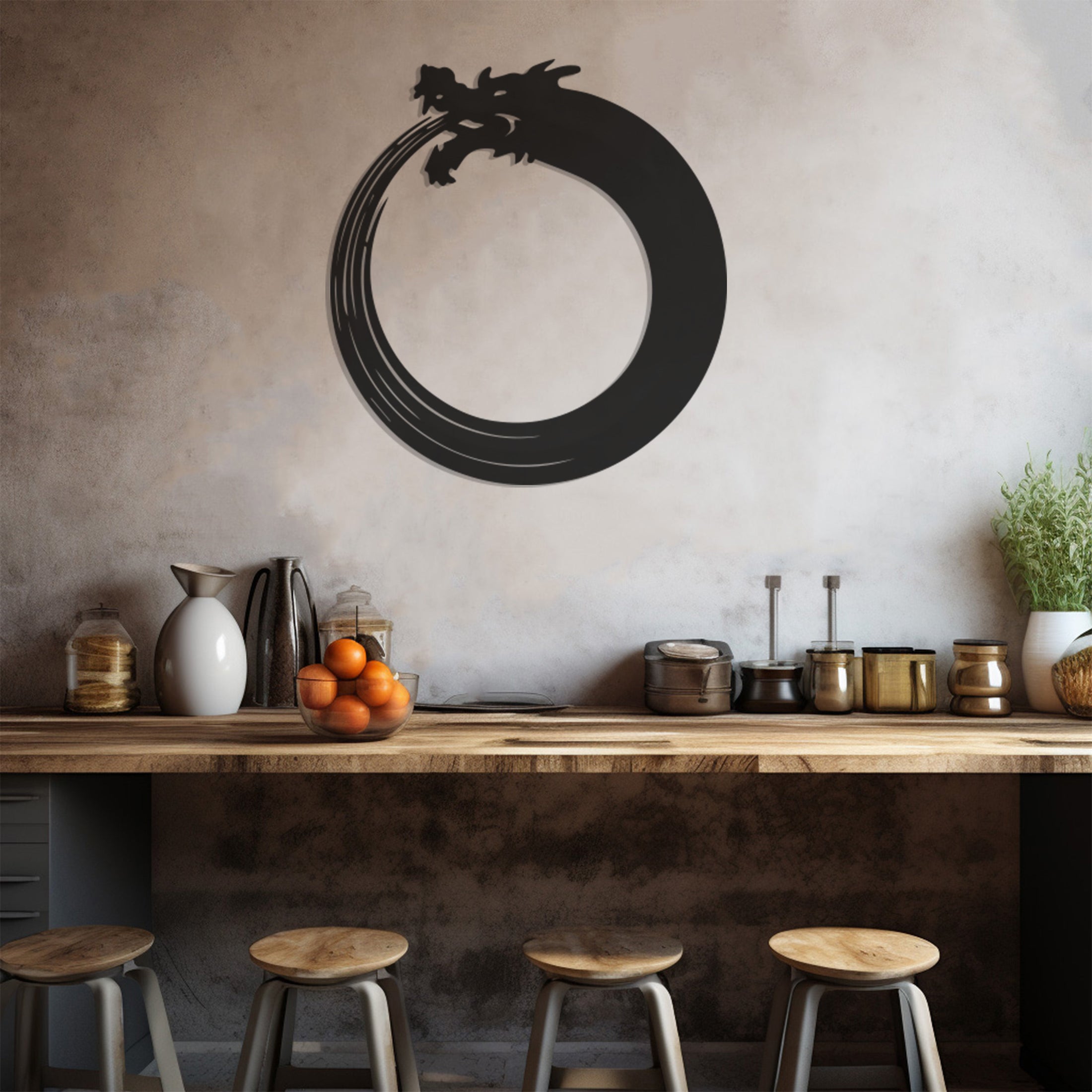 Dragon Metal Wall Art