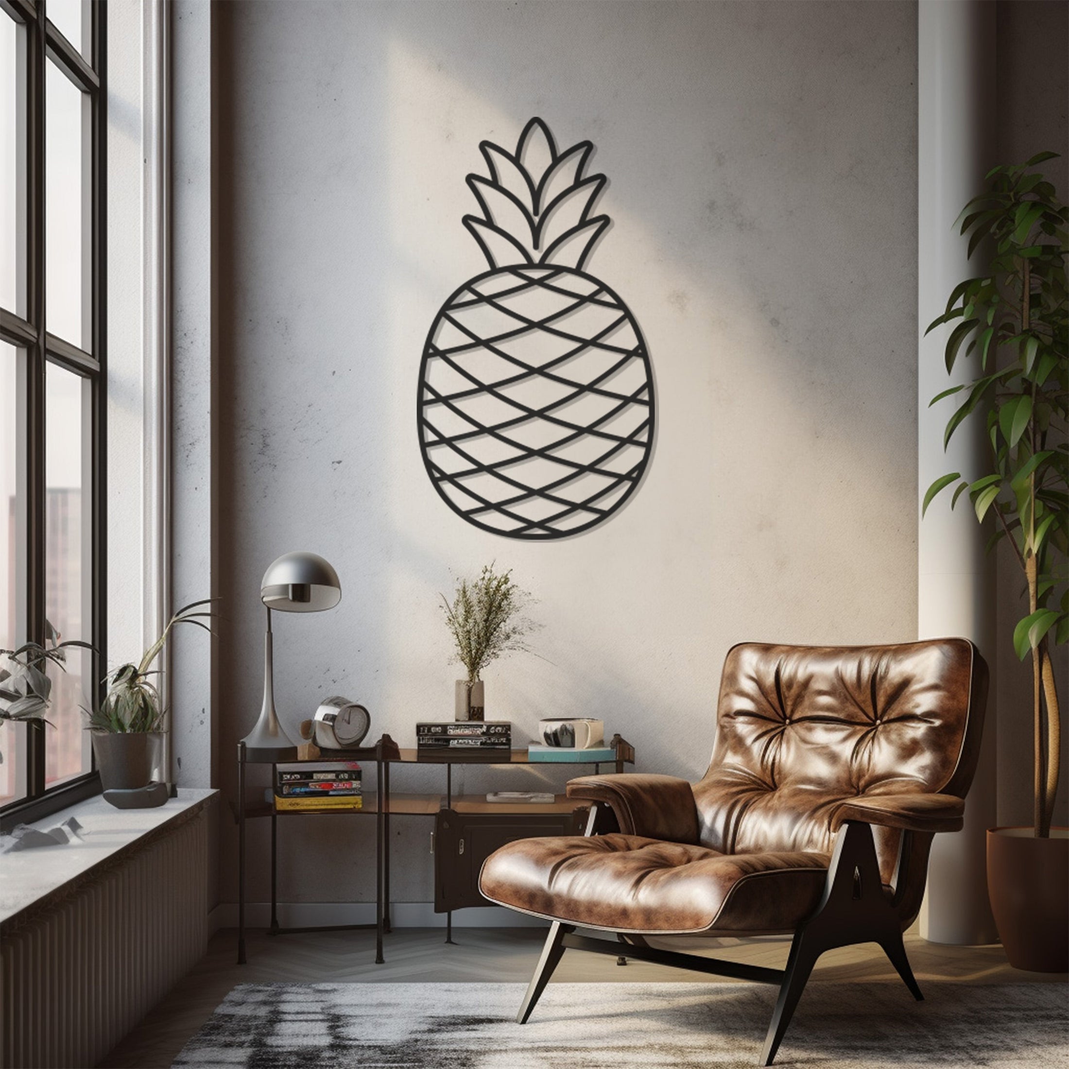 Pineapple Metal Wall Art