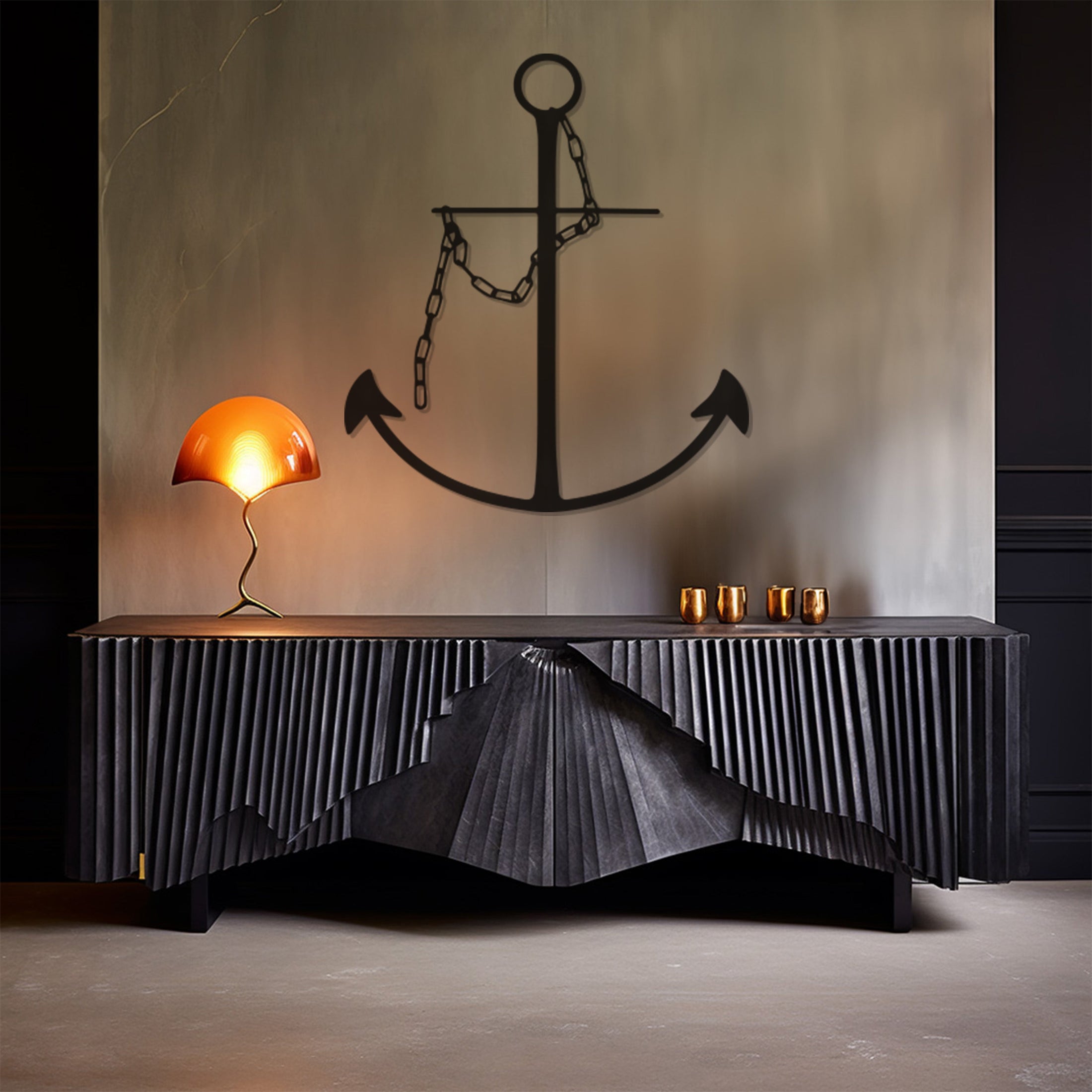 Sea Anchor Metal Wall Art