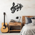 Load image into Gallery viewer, Musical Note Wall Art, Wall Decor, Metal Wall art
