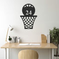 Load image into Gallery viewer, Basketball Hoop With 24 Written On It In Memory Of Kobe Bryant
