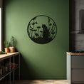 Load image into Gallery viewer, Cat Silhouette Metal Wall Art
