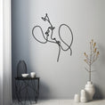 Load image into Gallery viewer, Dear Line Art Metal Wall Art
