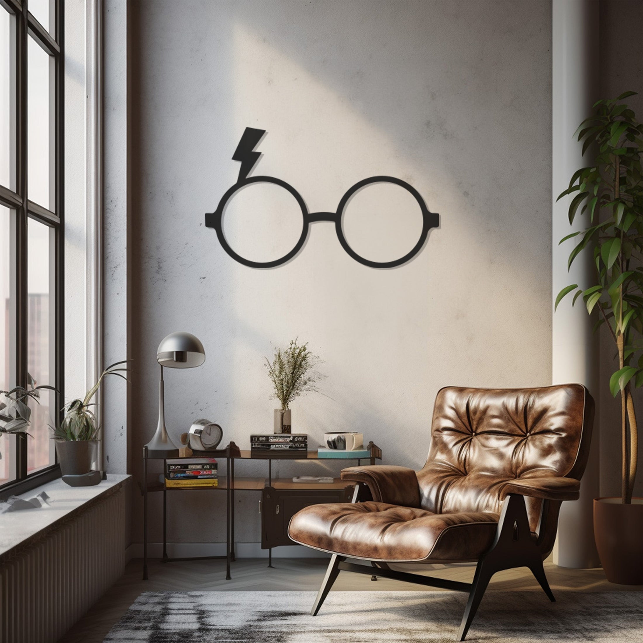 Harry Potter Glasses Metal Wall Decor