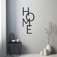 Load image into Gallery viewer, Vertical Home Text Metal Wall Art
