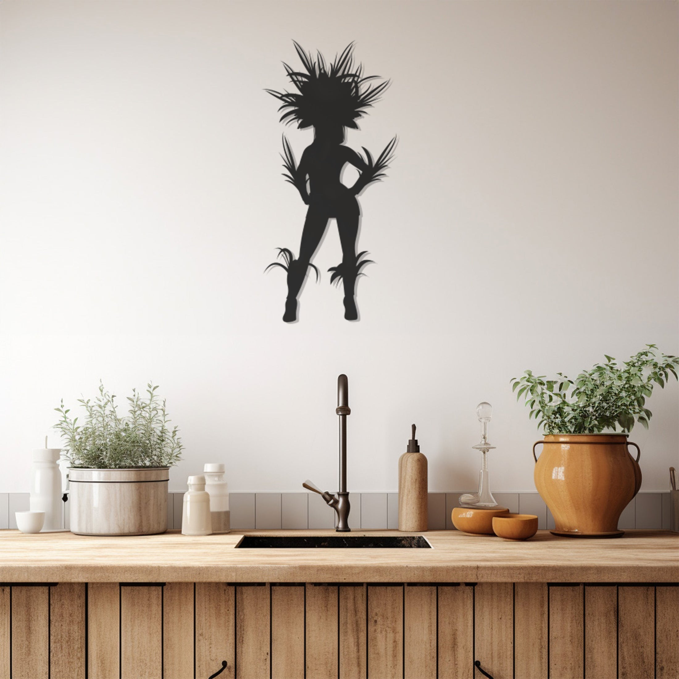 Woman Of Height Metal Wall Art, Wall Decor, Metal Wall art