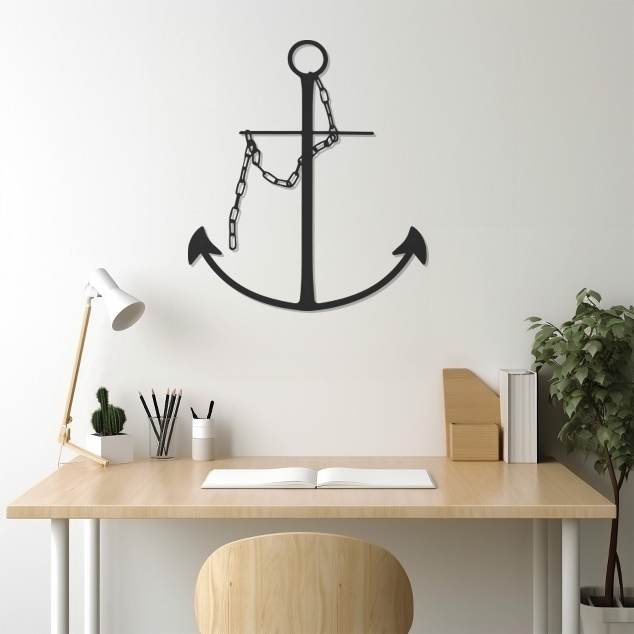 Sea Anchor Metal Wall Art