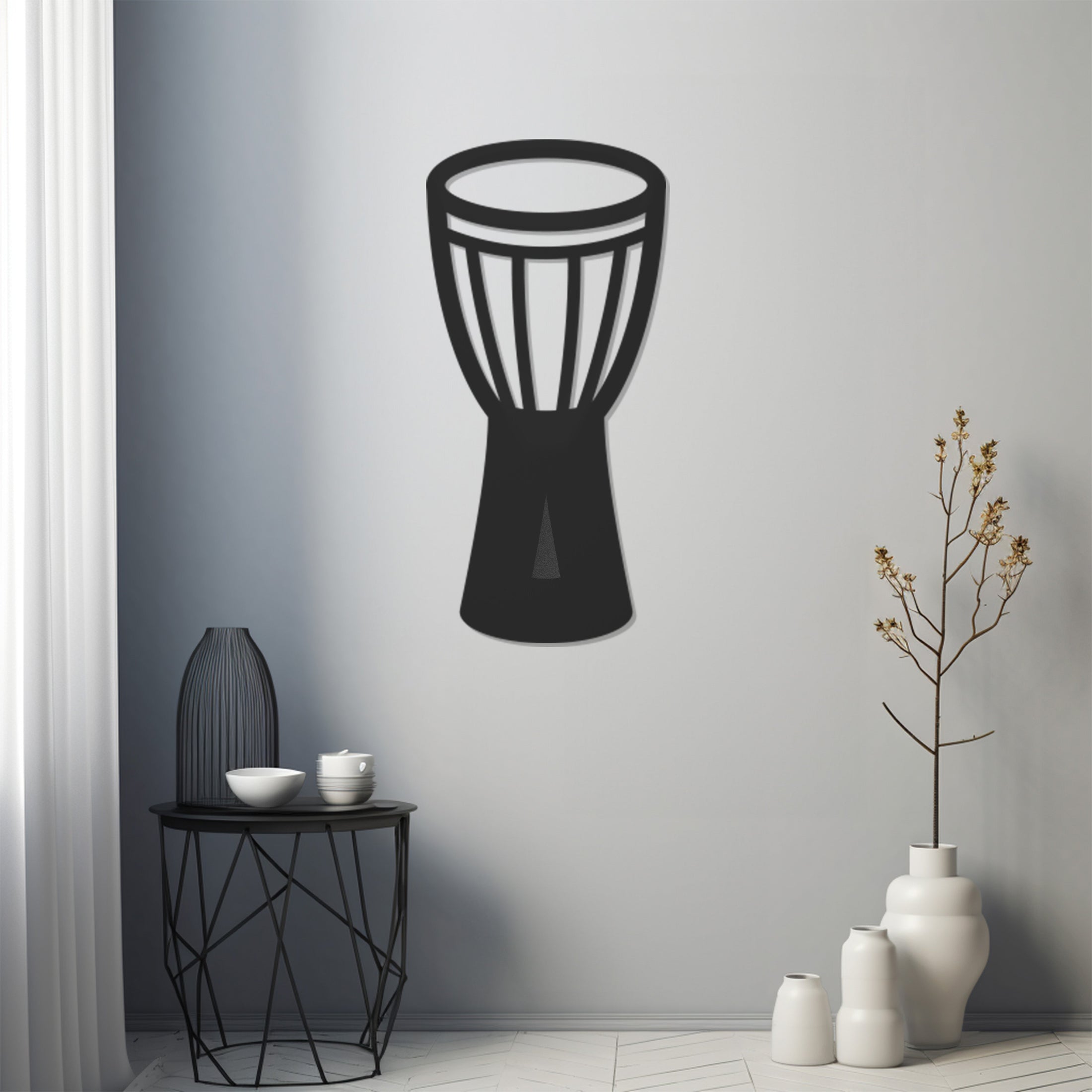 Darbuka Metal Wall Art