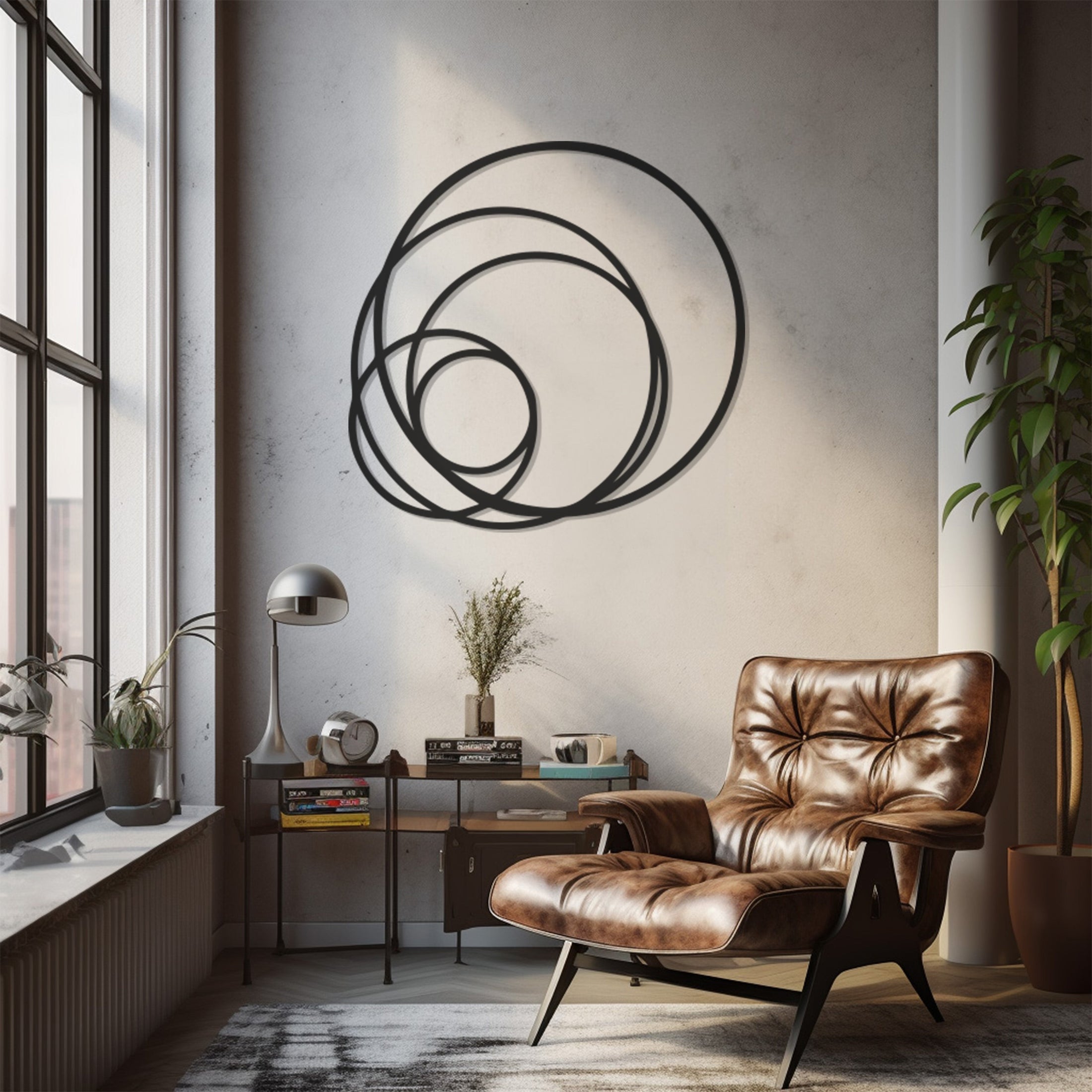 Hoops Metal Wall Art