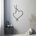 Load image into Gallery viewer, Woman Man Love Figure Metal Wall Art
