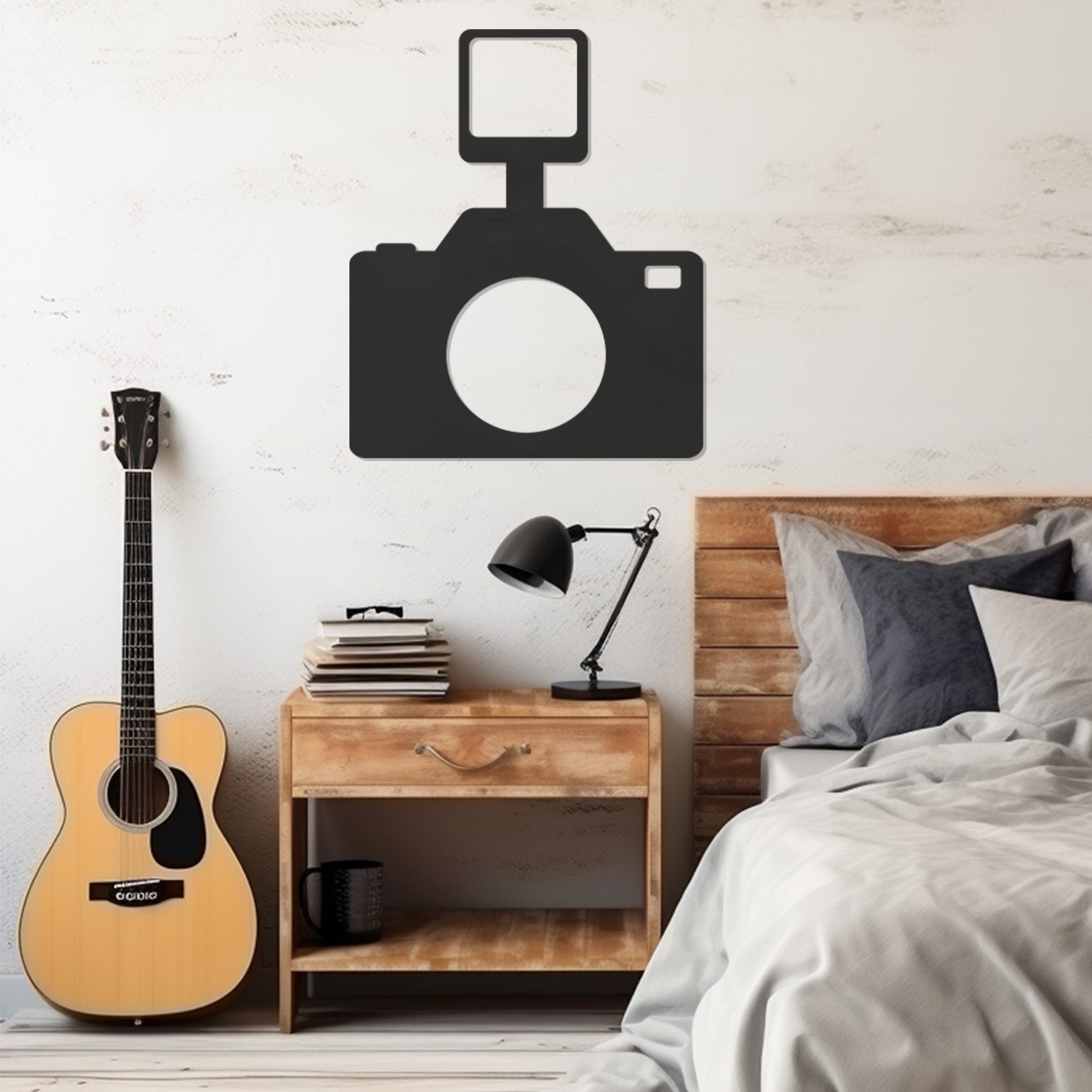 Camera Machine Metal Wall Art