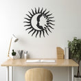 Load image into Gallery viewer, Moon And Sun Metall Wall Art
