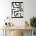 Load image into Gallery viewer, Decorative Hoops And Frame Metal Wall Art
