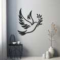 Load image into Gallery viewer, Bird Line Art Metal Wall Art
