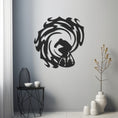 Load image into Gallery viewer, Human Silhouette Metal Wall Decor Surfing The Waves
