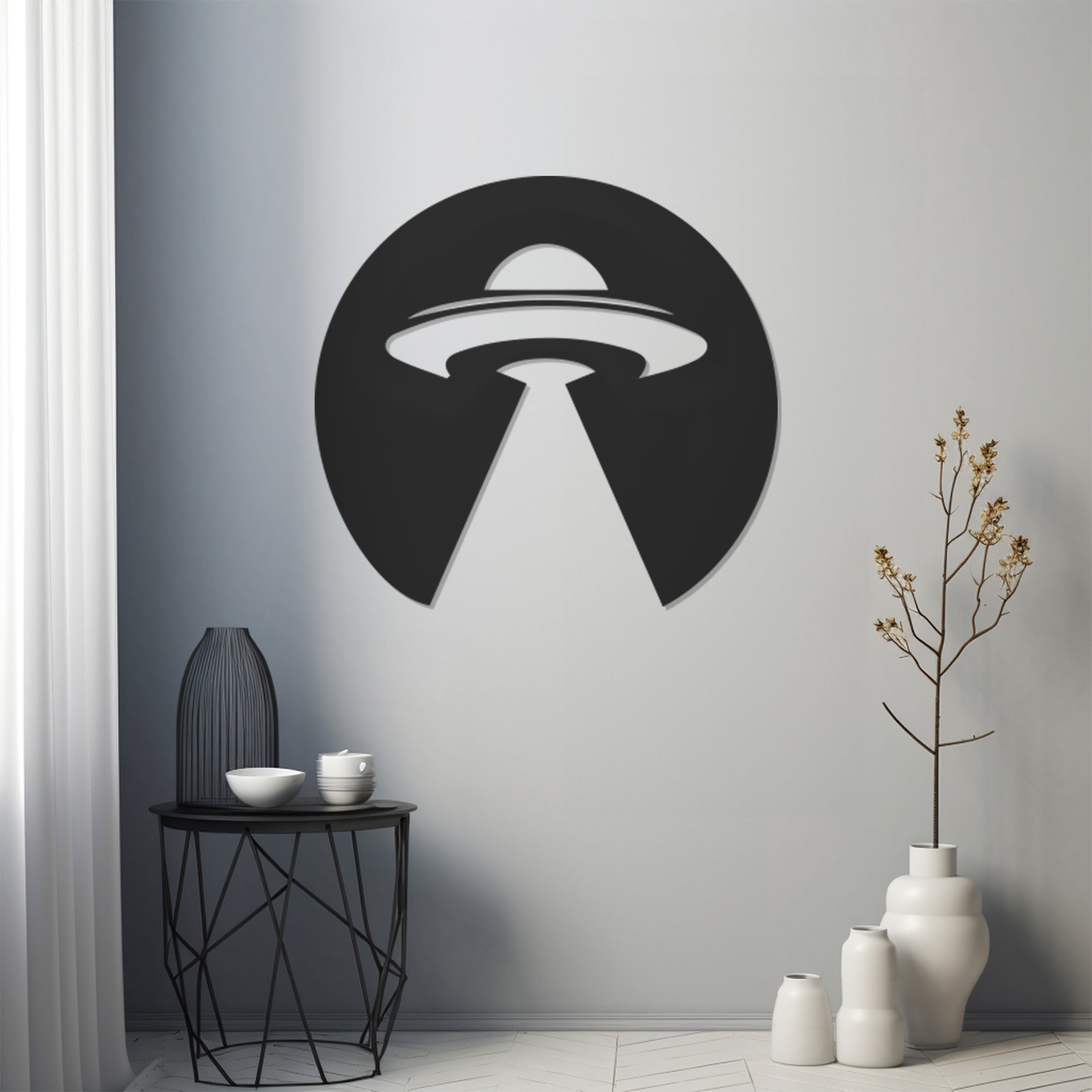 Ufo Metal Wall Decor